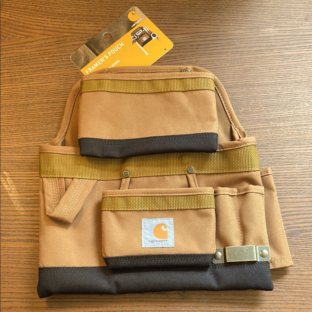Carhartt Tan and Black Framer's Pouch